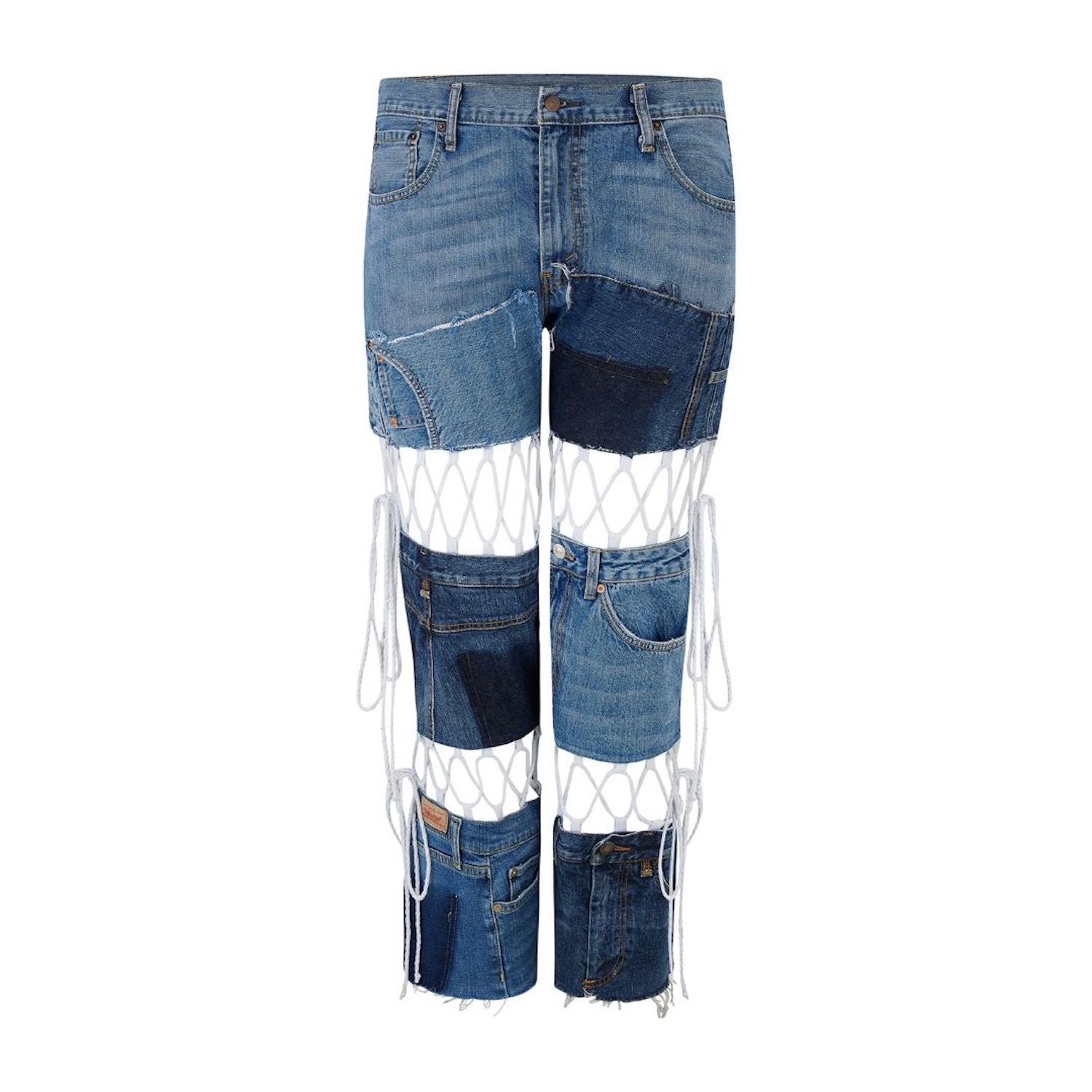 Lace cut 2024 out jeans